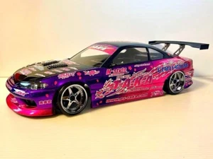 D-Like 1/10 RC Auto lackierte Karosserie Nissan S15 Silvia TAKA Vinyl - Bild 1 von 14