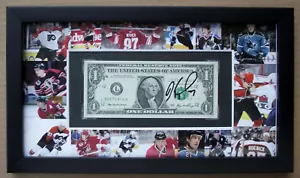 JEREMY ROENICK Signed Dollar Bill Framed w/ Photo Mat Display GREAT GIFT! GAI - Picture 1 of 3