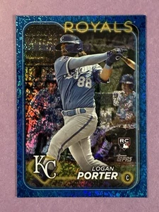 2024 Topps Series 2 - Logan Porter RC Blue Foilboard #/999 Kansas City Royals - Picture 1 of 5