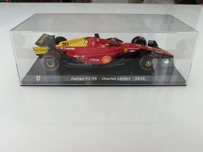 Ferrari F1-75 Leclerc Monza Italia 2022 F1 Formula 1 1/24 Grandi Ferrari Edicola - Immagine 1 di 3