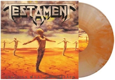 Testament Practice What You Preach Orange Bone Swirl LP Vinyl New MINT UK Stock - Image 1 of 4