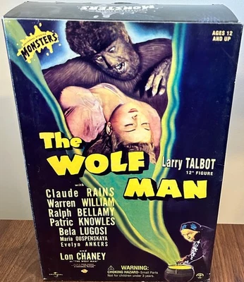 Boneco Sideshow Toys The Wolf Man Larry Talbot 12" Bela Lugosi Monsters novo - Imagem 1 de 4