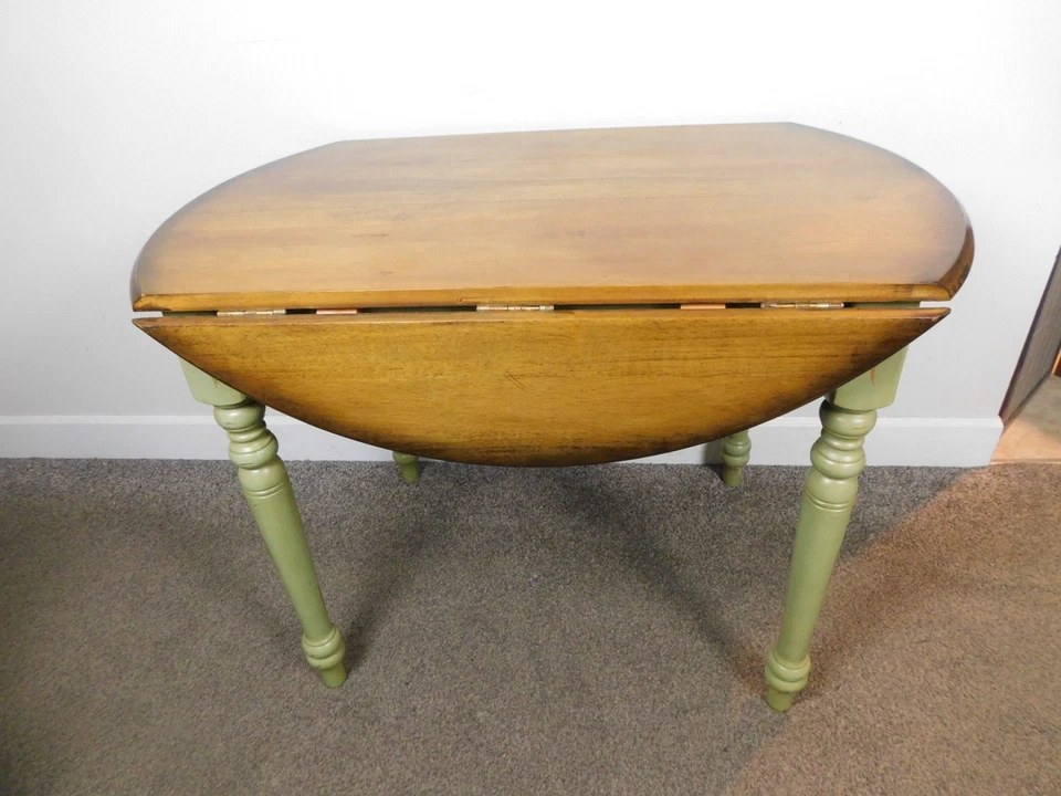 Mesa abatible estilo antiguo de colección con encanto de campo 42" comedor cocina ¡ENVÍO! Foto 1 de 4