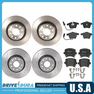 Pastillas de freno de disco delanteras + traseras para Volkswagen CC Foto 1 de 4