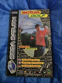 Actua Golf - Sega Saturn Game - 1996 - PAL Complete With Box, Manual And Disc
