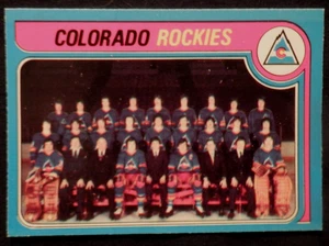 Tarjeta de foto/lista de verificación del equipo O-Pee-Chee Colorado Rockies 248, 1979-80 Pat Hickey - Imagen 1 de 2