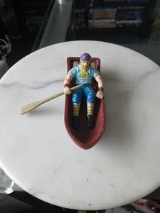 PIRATES OF THE CARIBBEAN & PIRATE TOY FIGURE rowing boat ELC - Picture 1 of 6