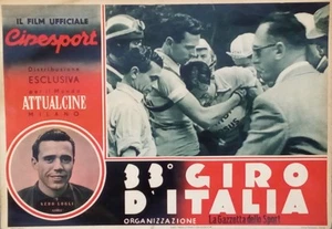 locandine Cinesport 33° Giro d'Italia 1950 Fausto Coppi - Picture 1 of 1