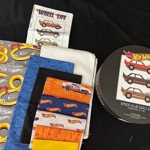 Hot Wheels Speed Club Quilt Kit KTB-16823 X 44" x 50" Fabric by Riley Blake - Picture 1 of 8
