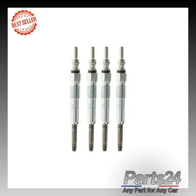 4x Glow Plugs Set fits NISSAN NV200 M20 1.5D 2010 on Bosch 11065BN701 1106500QAA - Image 1 of 4
