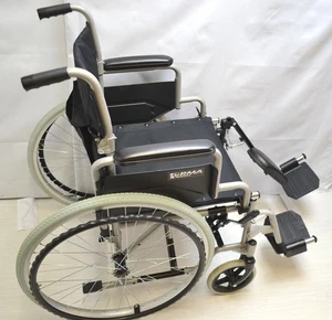 Roma 1050 Self Propel Standard Steel Wheelchair with Left Elevating Leg Rest - Picture 1 of 8