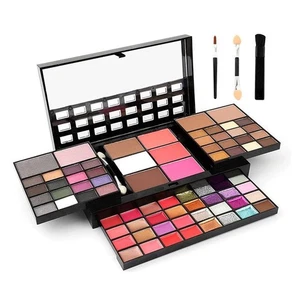 Women's All-in-One Makeup Kit - 74 Colors: 36 Eyeshadows, 16 Lip Gloss, 12 Glit - Picture 1 of 8