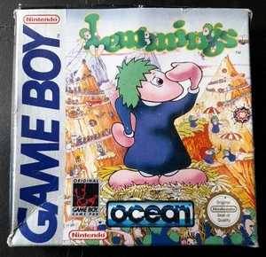 Nintendo Game Boy - Lemmings Originalverpackt & Komplett - Bild 1 von 3