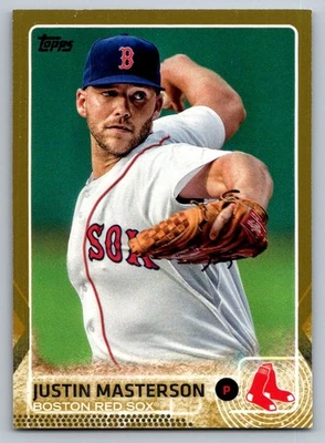 2015 Topps Gold  Justin Masterson 433 /2015 - Image 1 of 2