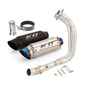 YZF R7 2021-2025 For Yamaha MT-07 Whole System Exhaust Header Pipe Muffler Tips - Picture 1 of 15