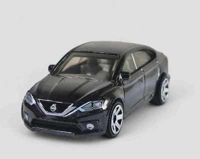 2016 NISSAN SENTRA Diorama Collectible DieCast Model Car 1:64 Black LOOSE - Image 1 of 4