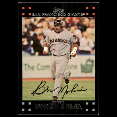 Bengie Molina #342 2007 Topps San Francisco Giants Baseball Card MLB NM - Image 1 of 3