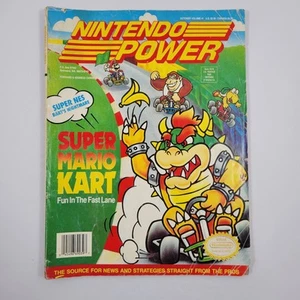Nintendo Power VOL 41 octubre 1992 Super Mario Kart con póster - Imagen 1 de 24