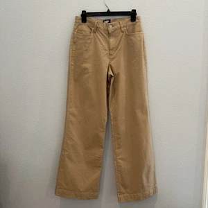 Pantalones chinos Land's End para mujer talla 4 beige/caqui pierna recta tiro medio - Imagen 1 de 6