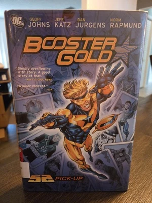 DC Comics BOOSTER GOLD 52 PICK-UP (HC 2008) Geoff Johns Jeff Katz Dan Jurgens - Image 1 of 4