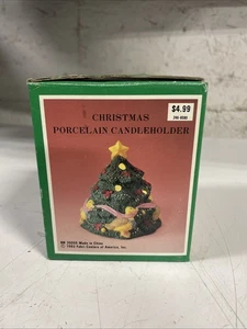 Kerzenständer Weihnachten Porzellan - Bild 1 von 5