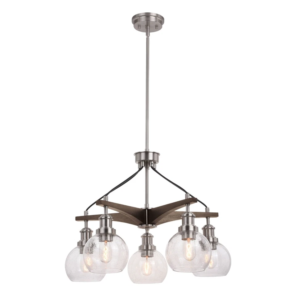 Avondale 5-Light Chandelier in Farmhouse Style 25 Inches Tall and 25.25 Inches - Image 1 of 4