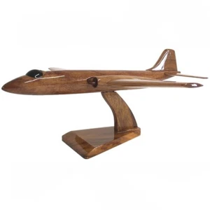 English Electric Canberra RAF Cold War Jet Wooden Desktop Aircraft Model - Picture 1 of 5