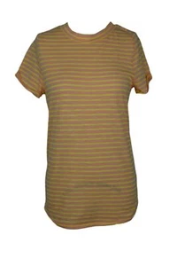 Free People Night Sky T Shirt Striped Short-Sleeve Summer Rose Combo XS NWOT $38 - Picture 1 of 5