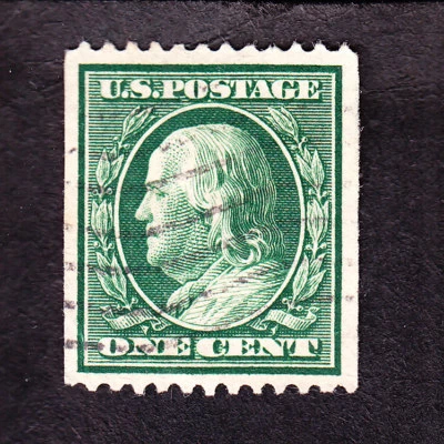 US 348 1c Franklin Used VF-XF SCV $55 - Image 1 of 2