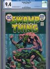 SWAMP THING #10 NM 9.4 CGC WHITE PAGES LAST BERNI WRIGHTSON ISSUE COVER ART AND