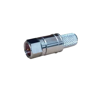 F Spina Maschio Dritto LMR-400-75 Ohm Connettore EZ-400-FM-75-X Times Microwave - Foto 1 di 6