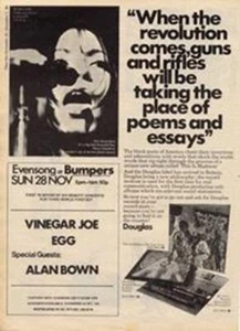 Vinegar Joe Elkie Brooks Robert Palmer Egg A Bown show ad Time Out cutting 1971 - Picture 1 of 1