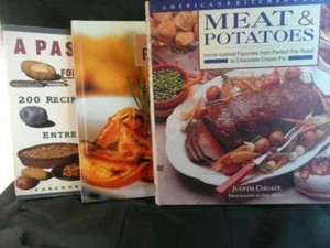 LOT OF THREE MEAT & POTATO COOKBOOKS  - Imagen 1 de 4