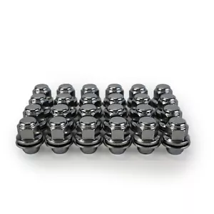 24 tuercas de rueda para Mitsubishi Shogun Pajero L200 tuercas de aleación plateada - Imagen 1 de 8
