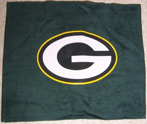NFL Rally Fan Towel Green Bay Packers NEW Golf Crying Hand 100% Cotton Cover