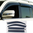 For Lexus LX570 2008-2021 Car Window Wind Visors Rain Sun Guard Vent Deflectors