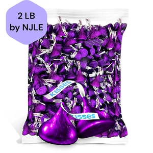 Hersheys Kisses Special Dark Mildly Sweet Chocolate Candy 2Lb -BAG FRESH - Picture 1 of 6