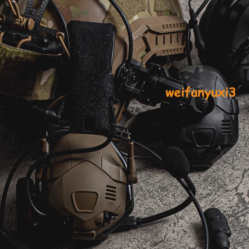 Tactical Noise Reduction AMP Headset Military Bluetooth Earphone For Fast Helmet - Image 1 of 4