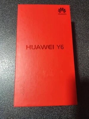 SCATOLO ORIGINALE HUAWEI Y6 BLACK USATO !!!!!!!!!!! - Immagine 1 di 2
