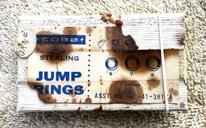 VINTAGE 3 BOX LOT OF NO 381 JUMP RINGS - AS PICTURED - Picture 1 of 6