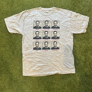 Bill Belichick New England Patriots Faces of Bill Shirt Adult XL Gray Mens BSAC - Picture 1 of 8