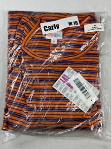 New Women's LuLaRoe Carly High Low Summer Casual Short Sleeve Dress Medium 16 - Picture 1 of 2