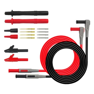 16 IN 1 Multimeter Test Lead Kit for Fluke Meter Electrical Alligator Clip Probe - Picture 1 of 3