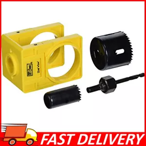Carbon-Steel Hole Saw Drill Bit Door Knob Lock Installation Kit Tool Accessory - Picture 1 of 8