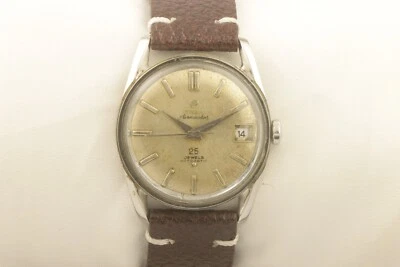 RELOJ PULSERA TITONI AIRMASTER 25J AUTOMÁTICO HOMBRE SUIZO FUNCIONANDO USADO REPARADO Nº44 Foto 1 de 4