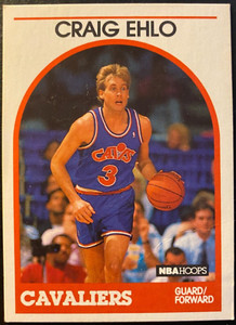 Craig EHLO 1989-90 NBA Hoops Basketball #106 Cleveland Cavaliers