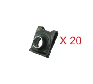 20 pz Clip Rail EEZY M6 Fili Rack Rail Innovative Clip Dadi Nero - Foto 1 di 4