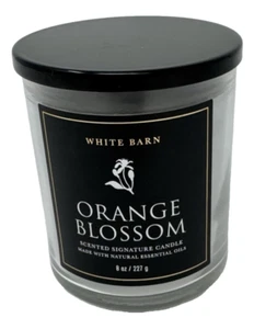 Bath & Body Works Orange Blossom Scented Signature Candle Single Wick 8oz New - Picture 1 of 4