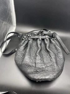Alexander Wang • Studded Bucket Bag, Black Pebbled Leather - Picture 1 of 10