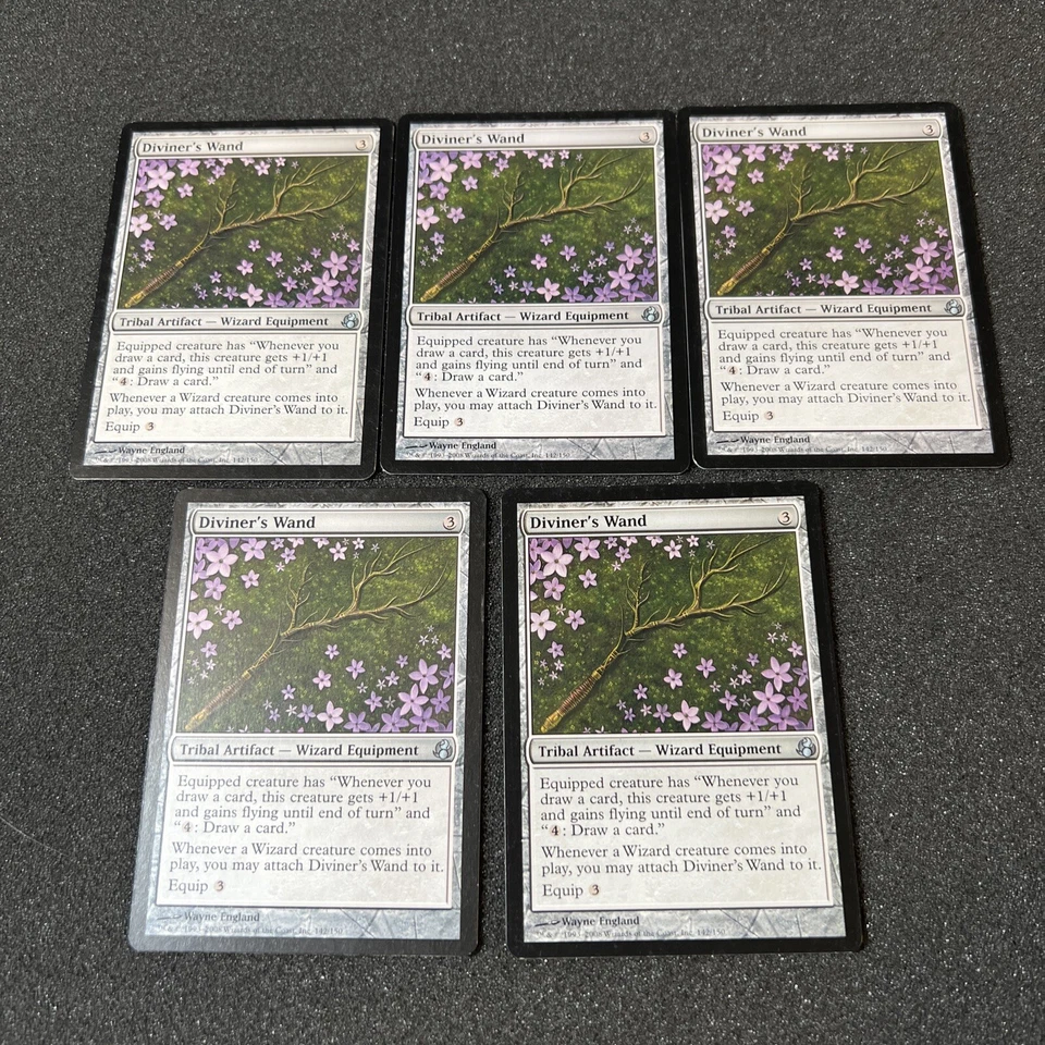 Diviner's Wand Magic The Gathering Mtg Artifact Morningtide Card 5 - Image 1 of 4